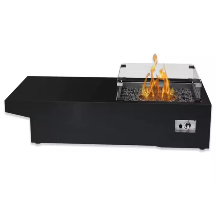 GlassEdge Rectangular Designer Fire Pit